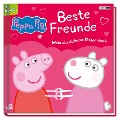 Cover-Bild zum Titel 'Peppa Pig: Beste Freunde - Mein allerliebstes Klappenbuch' von ''