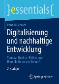 Cover-Bild zum Titel 'Digitalisierung und nachhaltige Entwicklung' von 'Ronald Deckert'