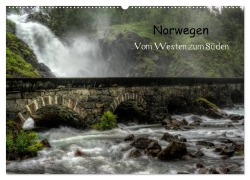 Cover-Bild zum Titel 'Norwegen - Vom Westen zum Süden (Wandkalender 2026 DIN A2 quer), CALVENDO Monatskalender' von 'Dirk Rosin'