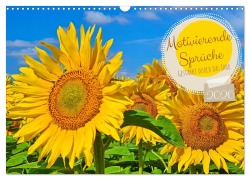 Motivierende Sprüche - gestärkt durch das Jahr (Wandkalender 2026 DIN A3 quer), CALVENDO Monatskalender - Beate Bussenius