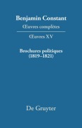 Cover-Bild zum Titel 'Brochures politiques (1819-1821)' von ''