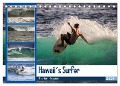 Hawaii¿s Surfer (Tischkalender 2024 DIN A5 quer), CALVENDO Monatskalender - Florian Krauss
