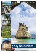 Cover-Bild zum Titel 'Kalenderplaner g'day Neuseeland 2025 (Wandkalender 2025 DIN A4 hoch), CALVENDO Monatskalender' von 'Uwe Bergwitz'
