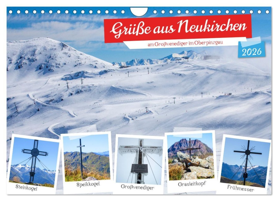 Grüße aus Neukirchen (Wandkalender 2026 DIN A4 quer), CALVENDO Monatskalender - Christa Kramer