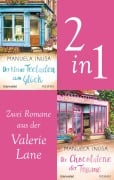 Cover-Bild zum Titel 'Valerie Lane - Der kleine Teeladen zum Glück / Die Chocolaterie der Träume' von 'Manuela Inusa'