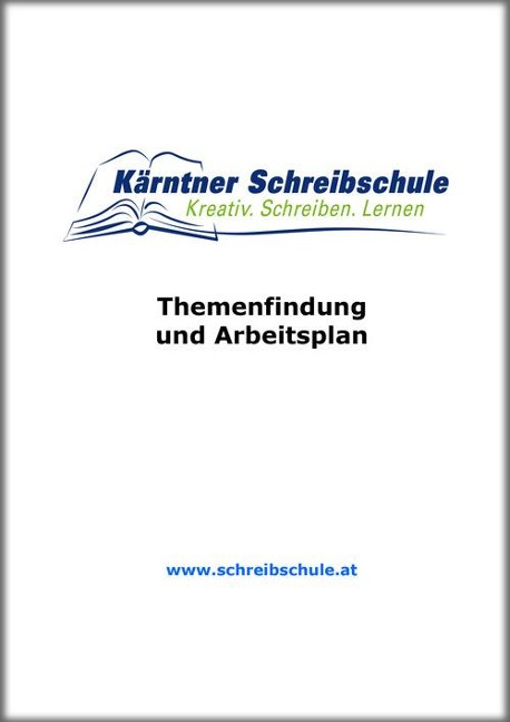 Themenfindung und Arbeitsplan - Roland Zingerle