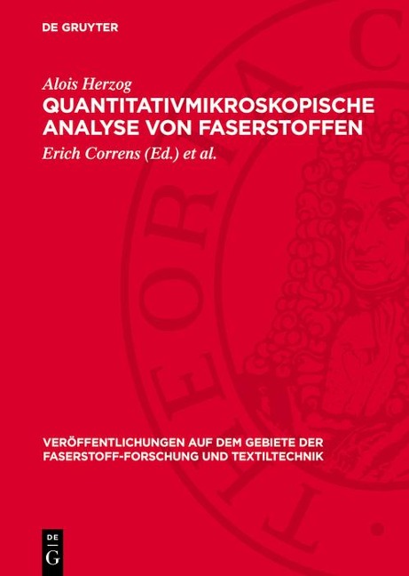 Quantitativmikroskopische Analyse von Faserstoffen - Alois Herzog