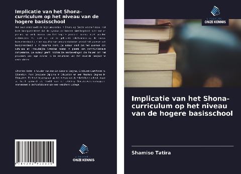 Implicatie van het Shona-curriculum op het niveau van de hogere basisschool - Shamiso Tatira