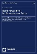 Cover-Bild zum Titel 'Robe versus Brief im Diversionsverfahren' von 'Tamara Verena Pitz'