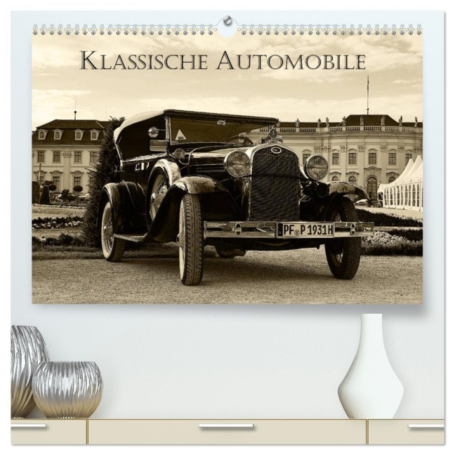 Klassische Automobile (hochwertiger Premium Wandkalender 2026 DIN A2 quer), Kunstdruck in Hochglanz - Dmitri Moisseev