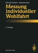 Cover-Bild zum Titel 'Messung individueller Wohlfahrt' von 'Michael Ahlheim, Manfred Rose'
