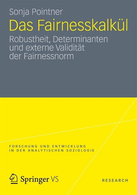 Das Fairnesskalkül - Sonja Pointner