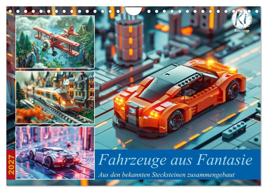 Fahrzeuge aus Fantasie (Wandkalender 2027 DIN A4 quer), CALVENDO Monatskalender - Kerstin Waurick