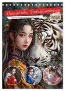 Cover-Bild zum Titel 'Chinesische Tierkreiszeichen - Fantasie-Zodiak im Stil des alten Chinas (Tischkalender 2026 DIN A5 hoch), CALVENDO Monatskalender' von 'Anja Frost'