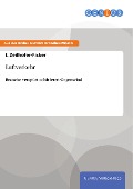 Cover-Bild zum Titel 'Luftverkehr' von 'I. Zeilhofer-Ficker'