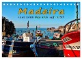 Madeira - blaues Wasser, grüne Berge, bunte Blumen (Tischkalender 2024 DIN A5 quer), CALVENDO Monatskalender - Peter Roder
