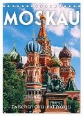 Moskau - Zwischen Oka und Wolga. (Tischkalender 2024 DIN A5 hoch), CALVENDO Monatskalender - Sf Sf