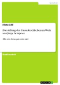 Cover-Bild zum Titel 'Darstellung des Unauslöschlichen im Werk von Jorge Semprun' von 'Diana Eckl'