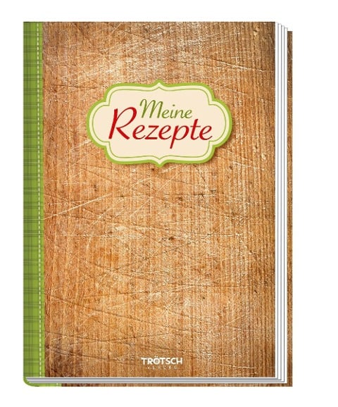 Rezeptbuch "Meine Rezepte" Holz - 