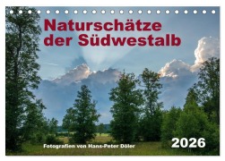 Cover-Bild zum Titel 'Naturschätze der Südwestalb (Tischkalender 2026 DIN A5 quer), CALVENDO Monatskalender' von 'Hans-Peter Döler'