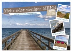 Mehr oder weniger Meer (Wandkalender 2026 DIN A2 quer), CALVENDO Monatskalender - Sabine Löwer