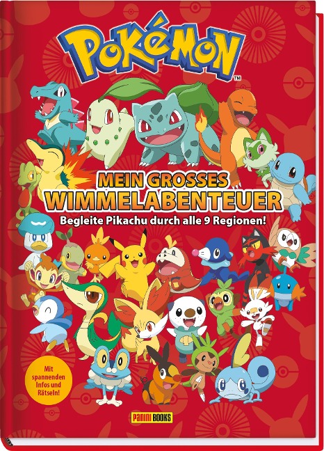 Pokémon: Mein großes Wimmelabenteuer: Begleite Pikachu durch alle 9 Regionen - Panini, Pokémon