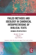 Cover-Bild zum Titel 'Failed Methods and Ideology in Canonical Interpretation of Biblical Texts' von 'Bernd Diebner'