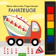 Cover-Bild zum Titel 'Meine allerersten Fingerstempel Fahrzeuge' von ''