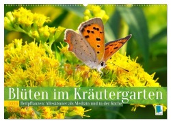 Cover-Bild zum Titel 'Blüten im Kräutergarten (Wandkalender 2026 DIN A2 quer), CALVENDO Monatskalender' von 'Calvendo Calvendo'