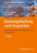Cover-Bild zum Titel 'Baumangelhaftung nach Ansprüchen' von 'Christian Zanner, Iris Glönkler'