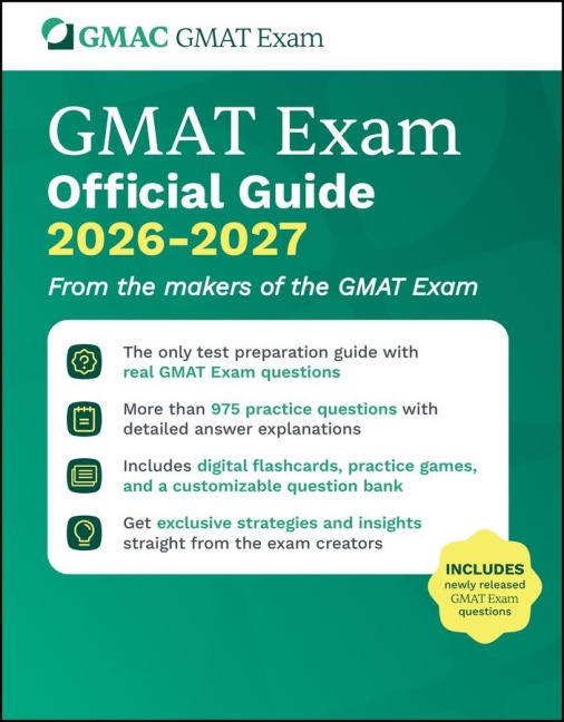 GMAT Official Guide 2026 - 2027 - Gmac (Graduate Management Admission Council)