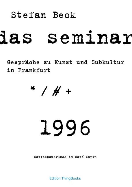 Das Seminar - Stefan Beck