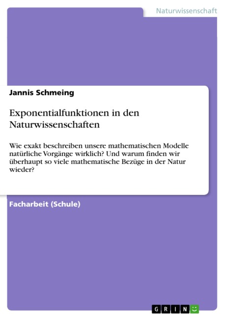 Exponentialfunktionen in den Naturwissenschaften - Jannis Schmeing