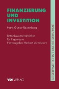 Cover-Bild zum Titel 'Finanzierung und Investition' von 'Hans G. Rautenberg'