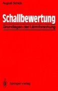 Cover-Bild zum Titel 'Schallbewertung' von 'August Schick'