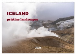 ICELAND pristine landscapes (Wall Calendar 2026 DIN A2 landscape), CALVENDO 12 Month Wall Calendar - Hans Seidl