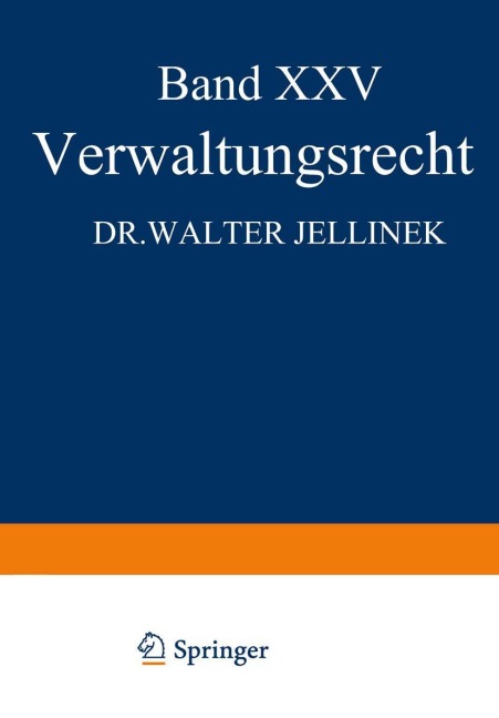 Verwaltungsrecht - Walter Jellinek