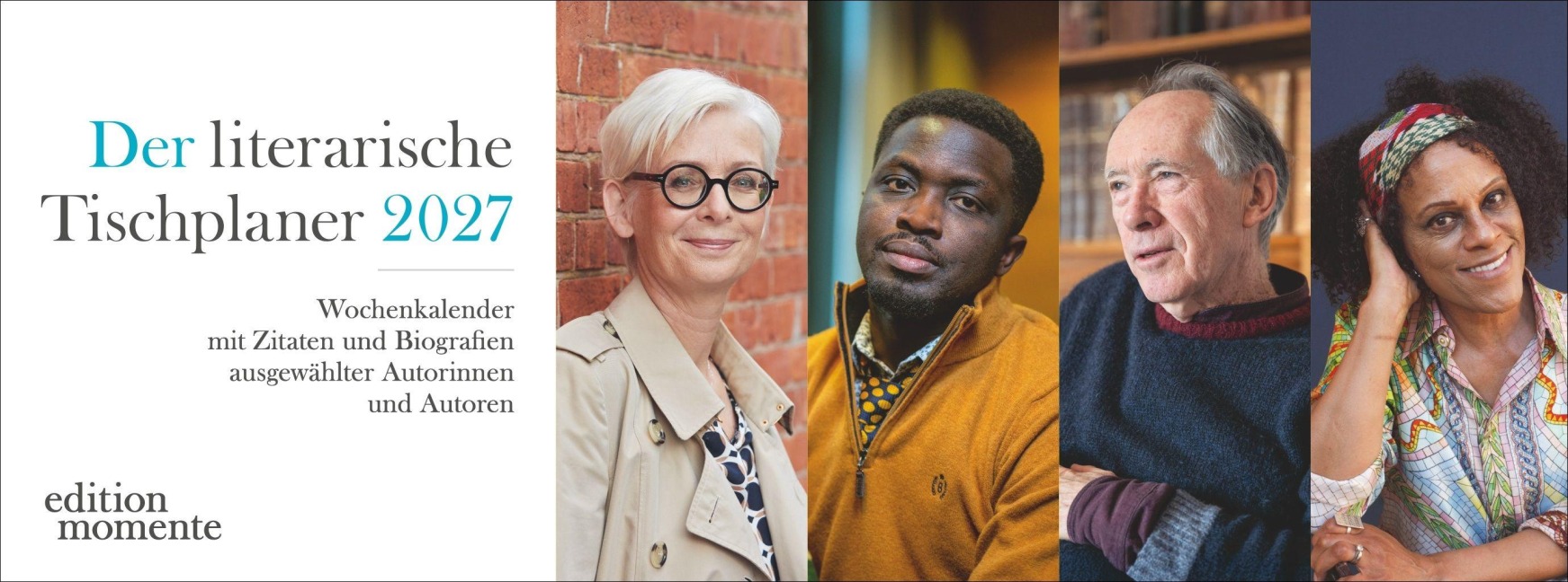 Der literarische Premium-Tischplaner 2027 - Wochenkalender mit Zitaten und Biografien ausgewählter Autorinnen und Autoren - Ulrike Issel