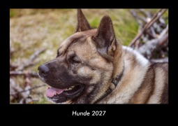 Cover-Bild zum Titel 'Hunde 2027 Fotokalender DIN A3' von 'Tobias Becker'
