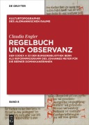 Cover-Bild zum Titel 'Regelbuch und Observanz' von 'Claudia Engler'