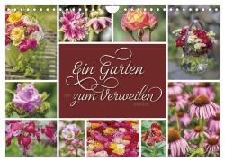 Cover-Bild zum Titel 'Ein Garten, der zum Verweilen einlädt (Wandkalender 2026 DIN A4 quer), CALVENDO Monatskalender' von 'Susann Kuhr'