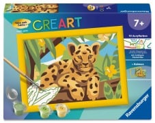 Cover-Bild zum Titel 'CreArt, Malen nach Zahlen Kinder - Baby Leopard' von ''