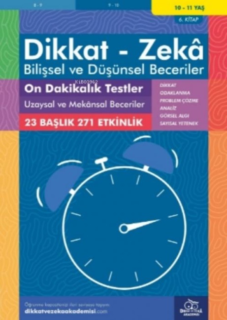 10-11 Yas Dikkat - Zeka - Bilissel ve Düsünsel Beceriler - 6. Kitap - Lynn Adams