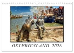 Cover-Bild zum Titel 'Ostfriesland - die bezaubernden alten Häfen (Wandkalender 2026 DIN A4 quer), CALVENDO Monatskalender' von 'Peter Roder'