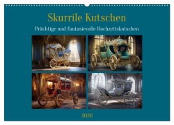 Cover-Bild zum Titel 'Skurrile Kutschen (Wandkalender 2026 DIN A2 quer), CALVENDO Monatskalender' von 'Steffen Gierok-Latniak'