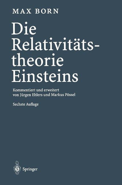 Die Relativitätstheorie Einsteins - Max Born