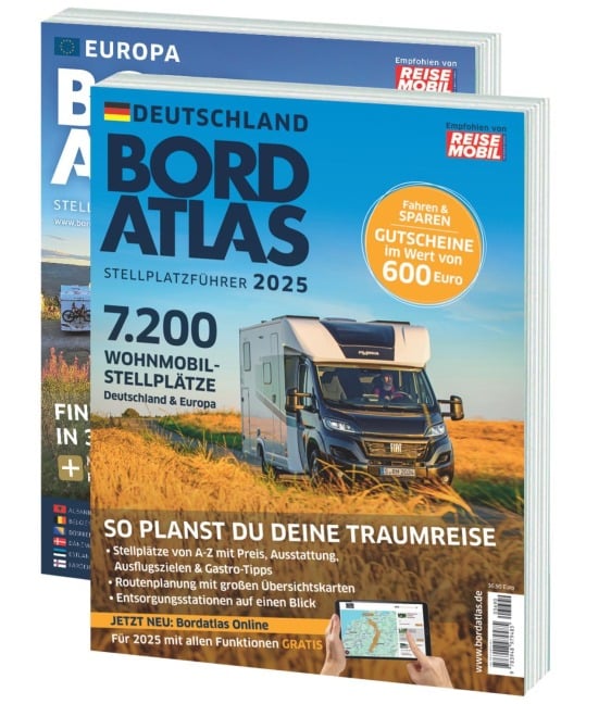 Bordatlas Stellplatzführer 2025 - 