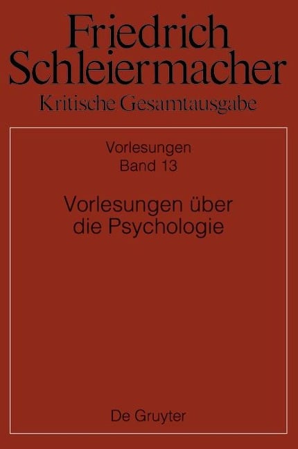 Vorlesungen über die Psychologie - 