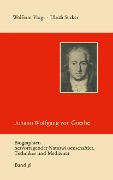 Cover-Bild zum Titel 'Johann Wolfgang von Goethe als Naturwissenschaftler' von 'Ulrich Sucker'