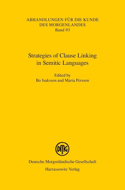 Strategies of Clause Linking in Semitic Languages - 